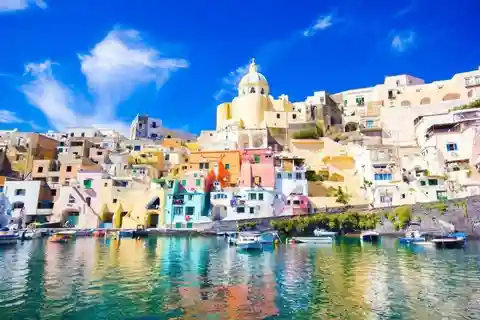 From Sorrento: Ischia & Procida boat tour in one day