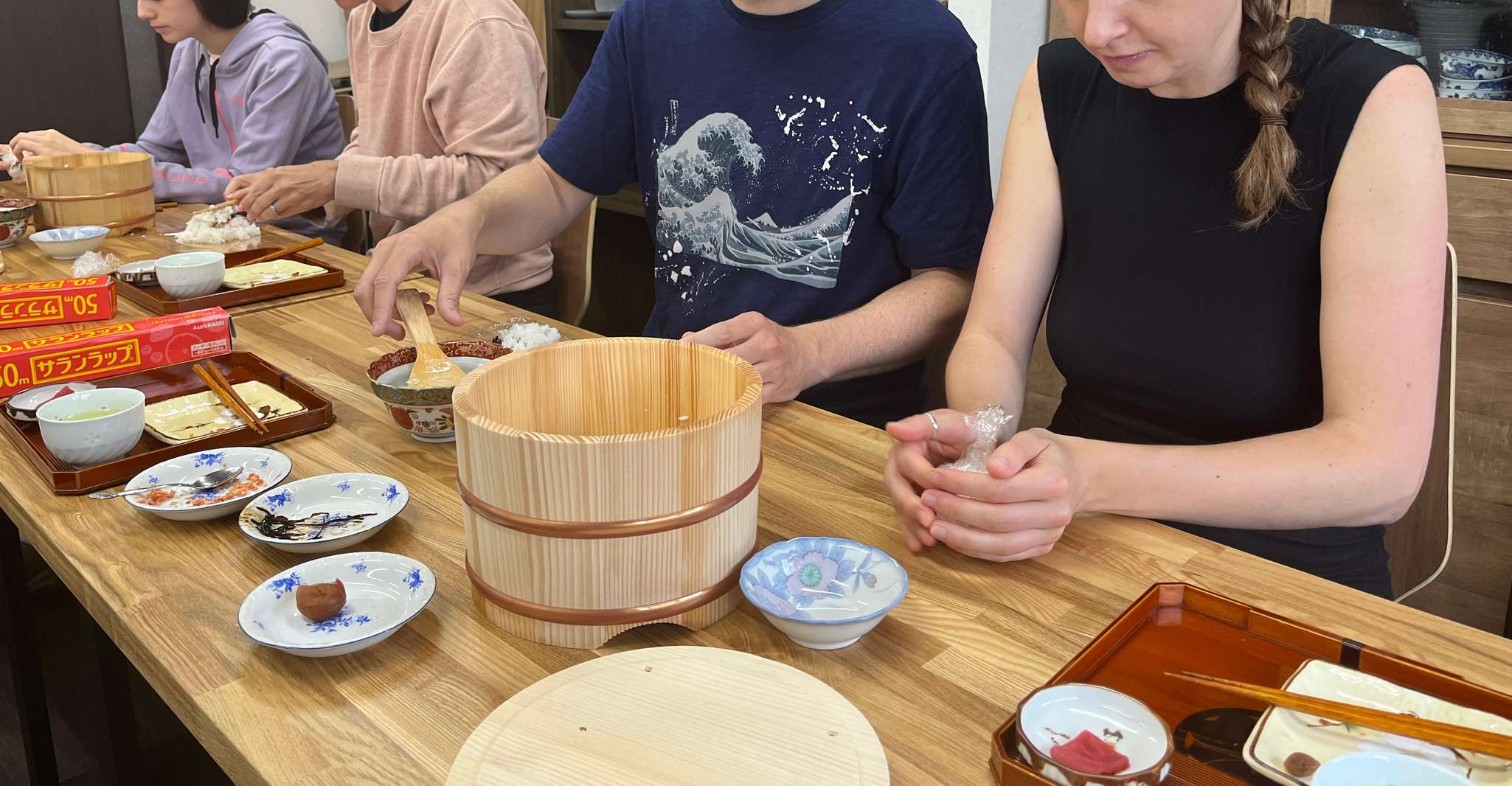 Takayama: Onigiri and miso soup making at a buddhist temple photo 9