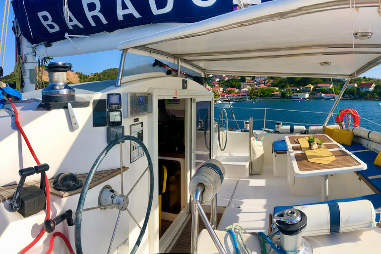 Guadeloupe:half Day on catamaran les Saintes, terre de haut