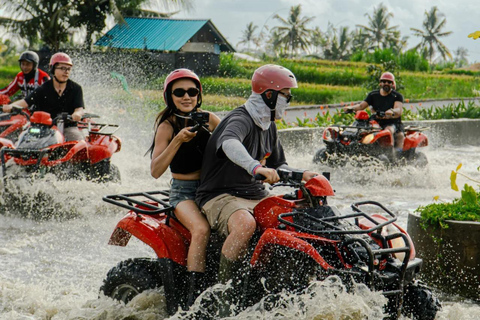 Ubud: Kuber ATV Quad Tandem Adventure with nature Waterfall