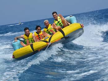 Thrill Waves Tubing at Perivolos Beach, Santorini