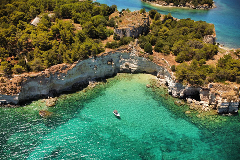 Chania: Boat Rental Almyrida Half day trip