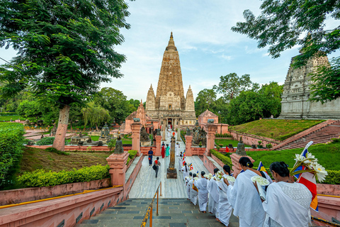 From Varanasi: 3-Day Bodhgaya Tour with Sarnath & Boat Ride Private Tour with A/C transport and Dedicated Driver.