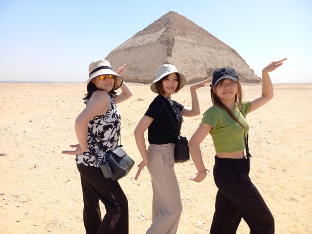Visit From Cairo/Giza Sakkara, Dahshur Pyramids and Memphis Tour in Cairo