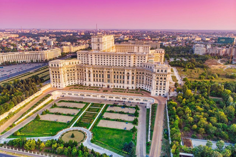 Bucharest: Palace of Parliament, Ceausescu House & Museum Audio Guide (Multiple Languages)