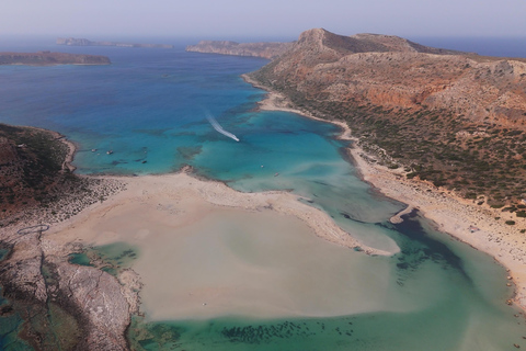 Kissamos : Croisière en bateau rapide à Balos et Gramvousa avec plongée en apnéeCroisière en bateau rapide sans prise en charge et retour