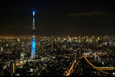 Tokyo: Tokyo & Yokohama Private Night Tour with Hotel Pickup