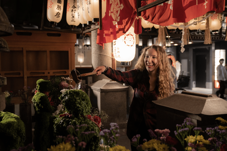 Visite de la ville d'Osaka pour une séance de photos