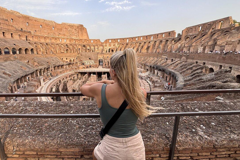 Rome: Colosseum, Roman Forum, and Palatine Hill Experience Colosseum Guided Tour with Roman Forum Entry Experience