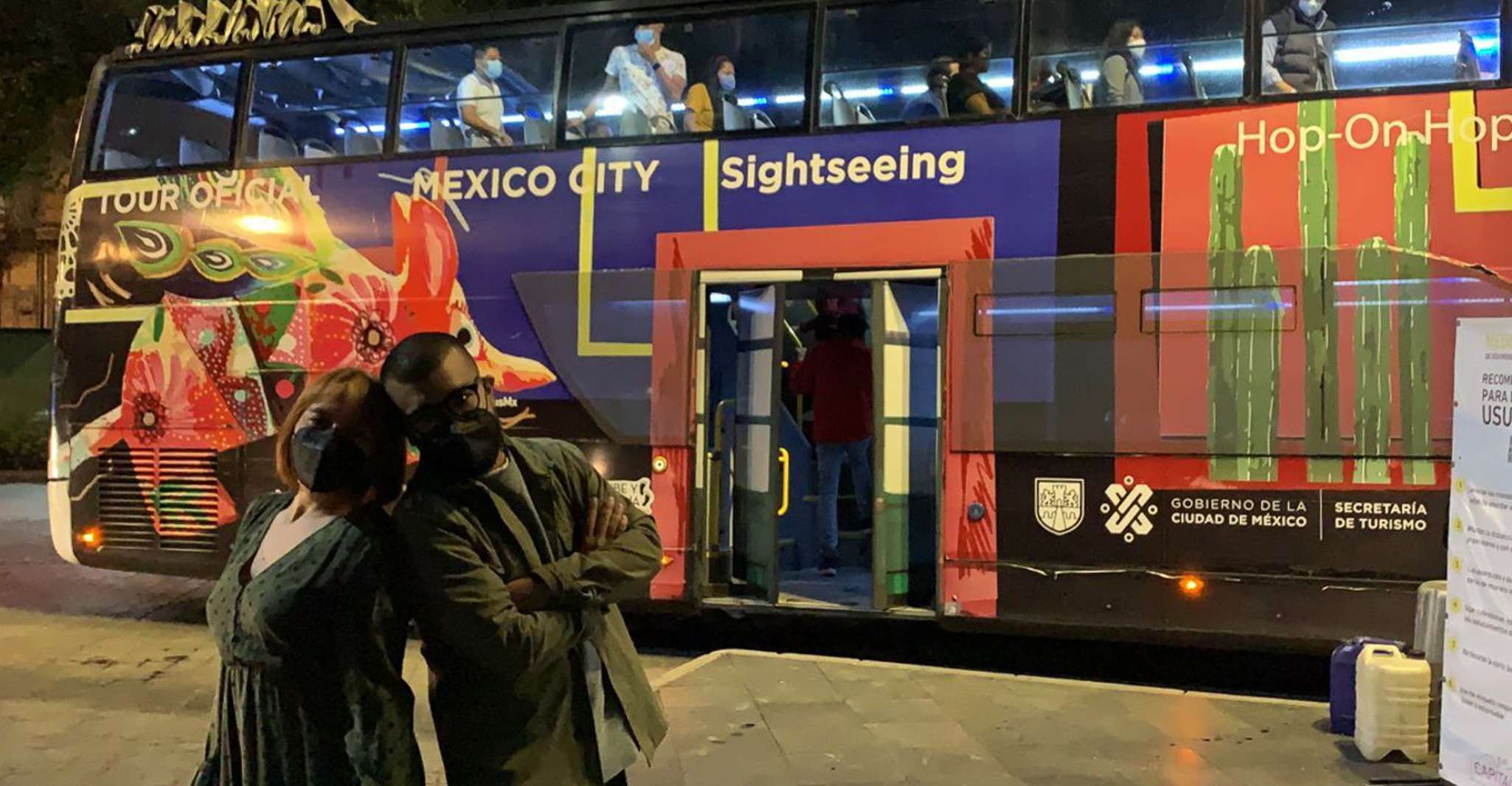 Mexico City, Double Decker Bus Night Tour - Hizvo