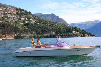 Como: Private Comer See Luxus Speedboat Tour mit Prosecco