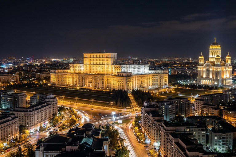 Bucharest Tour Parliament, Ceausescu House & Village Museum Interactive Audio Guide in 24+ languages.