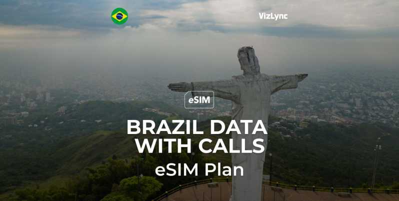 Brazil Travel eSIM Plan with High Speed data and calls