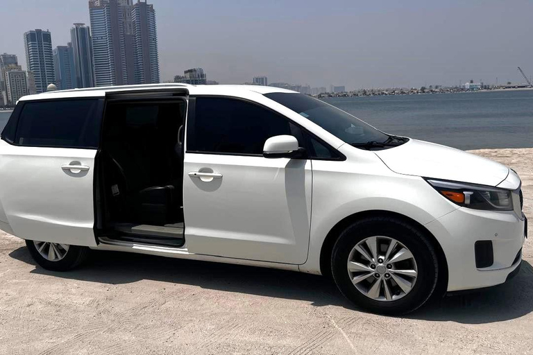 Dubai, Abu Dhabi, or Sharjah: Private Driver and Car Private transfer 4 hrs