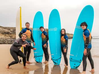 Cascais: Lokale surfervaring