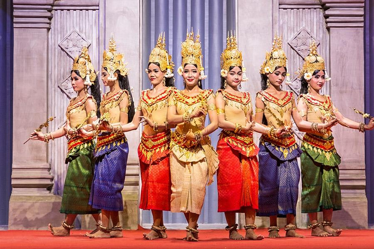 Siem Reap: Apsara Dinner Show z transferem do hoteluZ odbiorem i transportem powrotnym do hotelu