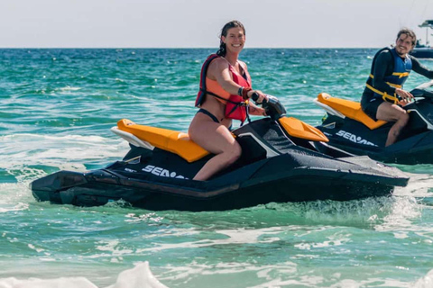 Zanzibar: Jetski with Hotel Pickup, Drone Photos & Video Pick Up and Drop Off Car Jetski with Drone Photos & Video