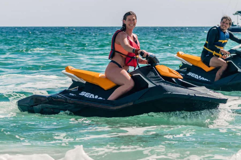 Zanzibar: Jetski with Hotel Pickup, Drone Photos & Video Pick Up and Drop Off Car Jetski with Drone Photos & Video