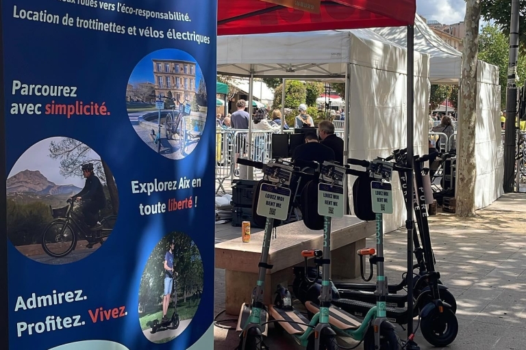 Aix-en-Provence: Electric Scooter Rental Adventure pack 2-4