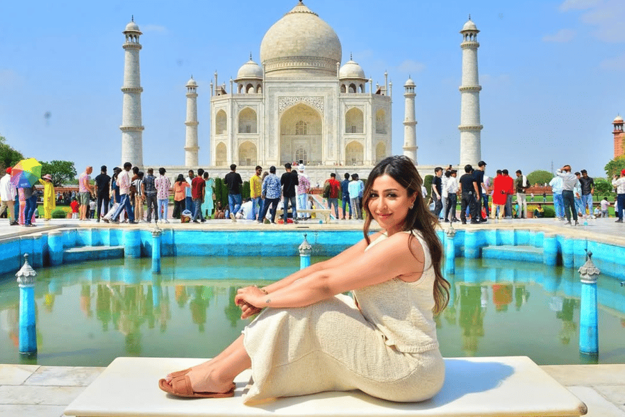 Ab Delhi: Tagestour zum Taj Mahal und nach Agra im Auto mit 5-Sterne-Mittagessen. Foto: GetYourGuide