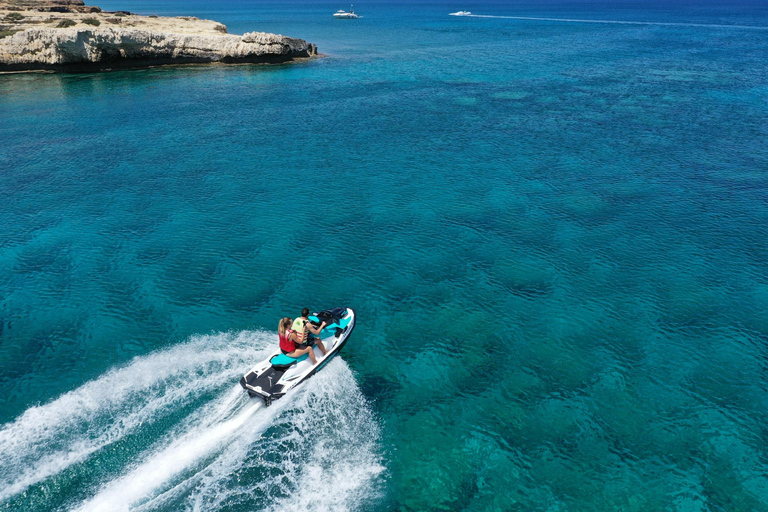 Protaras: Blue Lagoon Guided Jet Ski Safari – 1 Hour