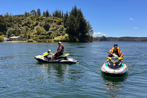 Rotorua, Lake Rotoiti: Jet Ski Tour with Hot Pools Entry Lake Rotoiti Jet Ski Tour with Hot Pools Entry