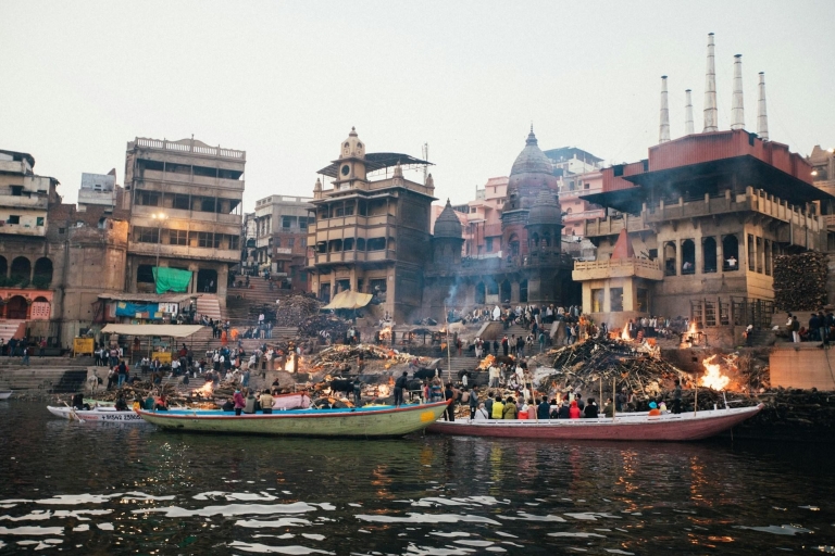 Varanasi : Visite privée d'une journée et croisière sur le Gange