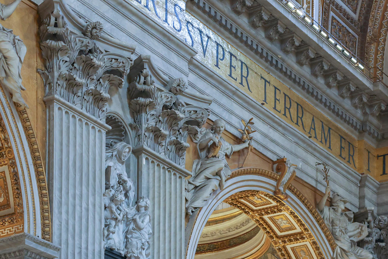 Rome: St. Peter’s Basilica & Underground Tombs Tour Group Tour in French