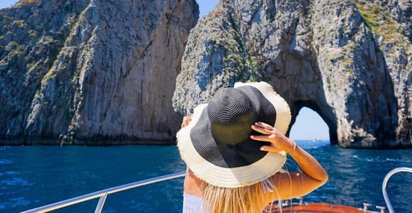 Sorrento: Capri & Blue Grotto Boat Cruise with Swim Stops