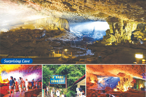 Ha Noi: Crucero de 1 día por la Bahía de Ha Long / Cueva, Isla Titop, KayakHanoi: Crucero de 1 día por la Bahía de Ha Long / Cueva, Isla Titop, Kayak