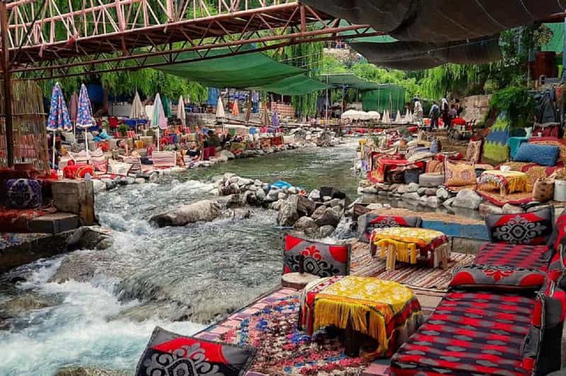 Vallée de l'Ourika, montagne de l'Atlas, chutes d'eau - trekking