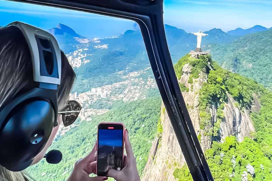 Rio de Janeiro: Hubschrauberflug Christus der Erlöser 30 min. Foto: GetYourGuide