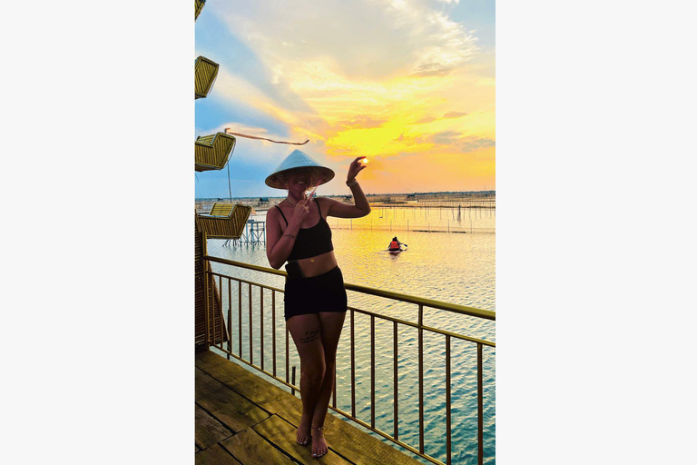 顺化半日游：塔江潟湖日落与晚餐之旅顺化半日游：塔江泻湖日落与晚餐