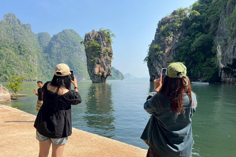 Khao Lak: Private Phang Nga Bay by Luxury Longtail Tour James Bond with Canoe