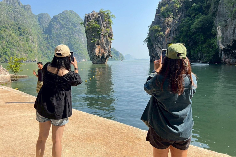 Khao Lak: Private Phang Nga Bay by Luxury Longtail Tour James Bond with Canoe