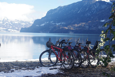 Interlaken: Fietstocht met rivieren, meren en warme chocolademelk