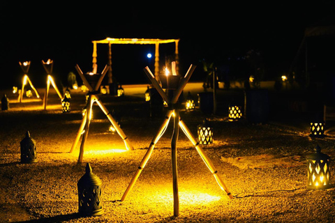 Marrakech: Agafay Desert Quad, Camel Ride & Dinner Fire Show