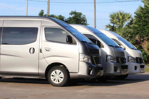 Siem Reap: Angkor International Airport (SAI) Shared Pickup Private 12-Seat Van from SAI Airport to Siem Reap City