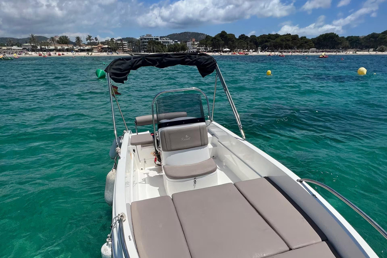 Santa Ponsa: Boat Rental Without a License 4 HOURS BOATS MALLORCA LICENSE FREE