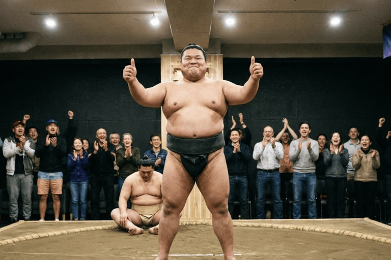 Kyoto: Sumo Experience & Audience Challenge with Photo