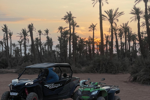 Marrakech : Excursion en Buggy 1000cc à la palmeraie et théMarrakech : Excursion privée en Buggy 1000cc à la palmeraie