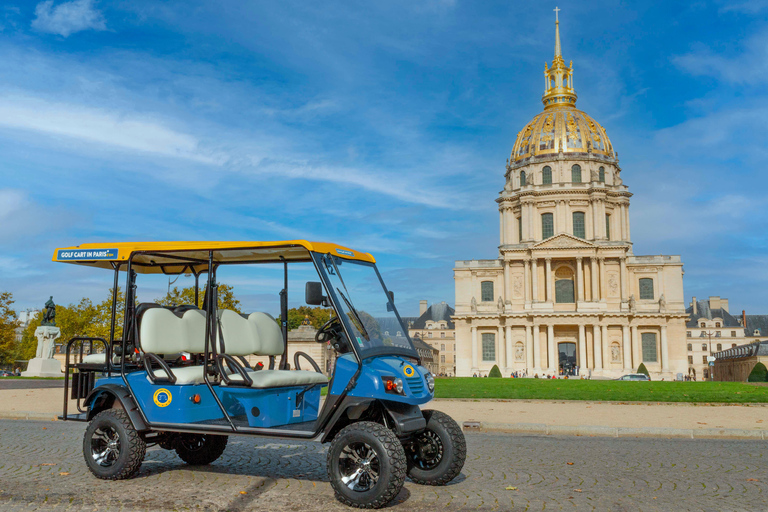 Golf Cart in Paris - Private Guided Tour - Pickup Included Le Special Day (10h) up to 3p
