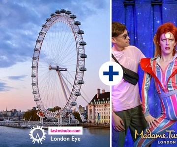 London Eye e Madame Tussauds: ingresso combinado