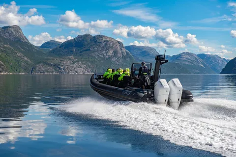 Ze Stavanger: wycieczka łodzią RIB do Lysefjorden