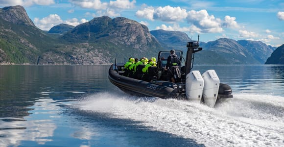 Von Stavanger aus: RIB-Tour zum Lysefjord