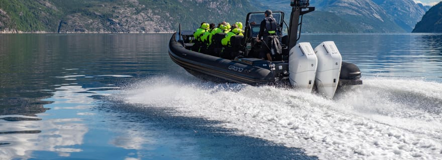 Au départ de Stavanger : Excursion en semi-rigide au Lysefjord