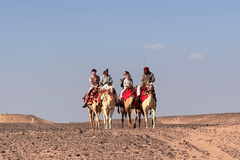 Hurghada: Camel Ride & horse ride and Off-Road Jeep Tour pickup from hotels inside hurghada