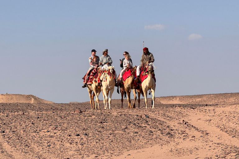 Hurghada: Camel Ride & horse ride and Off-Road Jeep Tour pickup from hotels inside hurghada