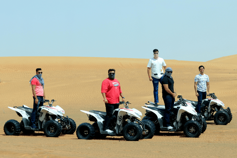 Abu Dhabi: Quad Bike ATV Safari, Camel Ride and Sandboarding