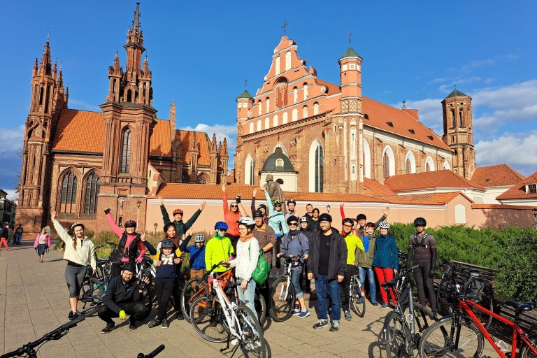 Vilnius: visite guidée alternative à vélo de la ville de Vilnius
